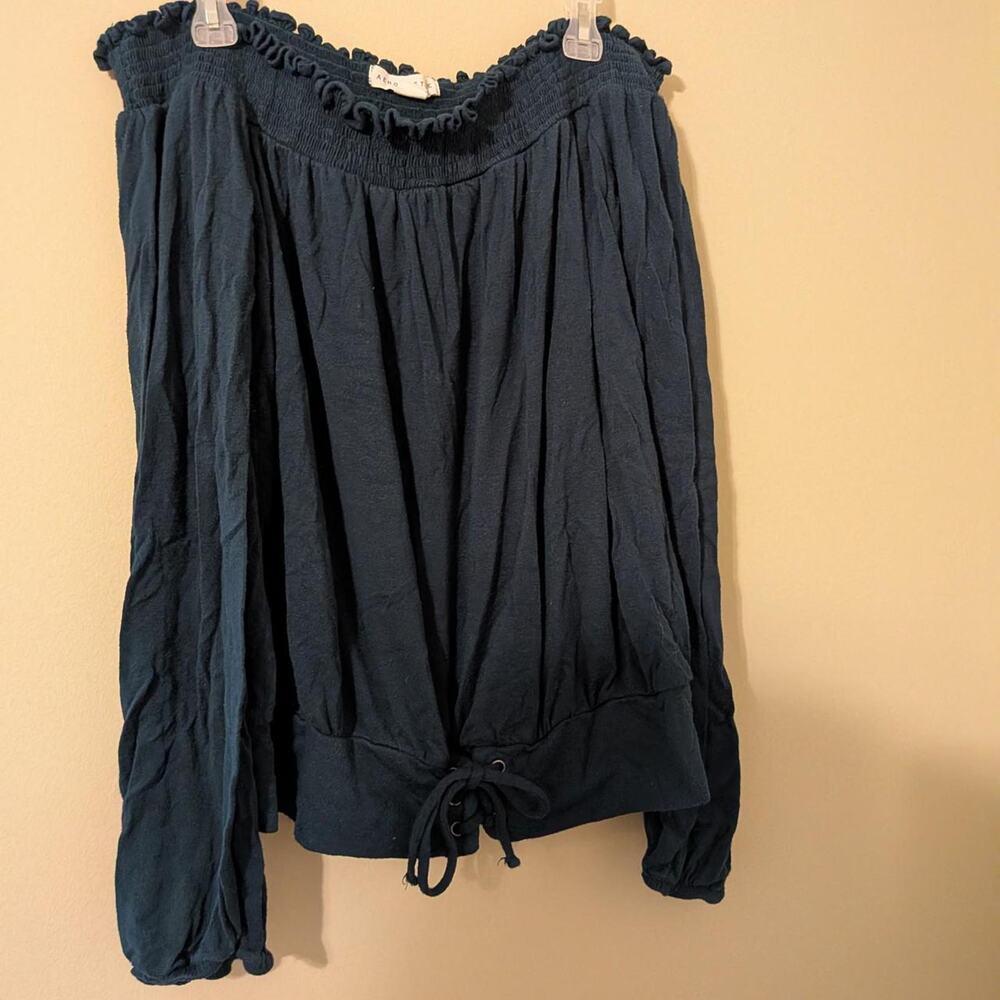 Aeropostale greenblue off the shoulder